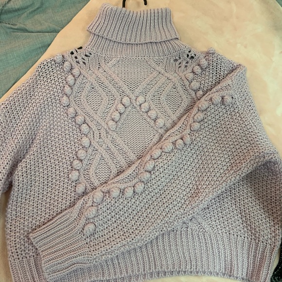 Knitted pink turtle neck - Picture 1 of 6